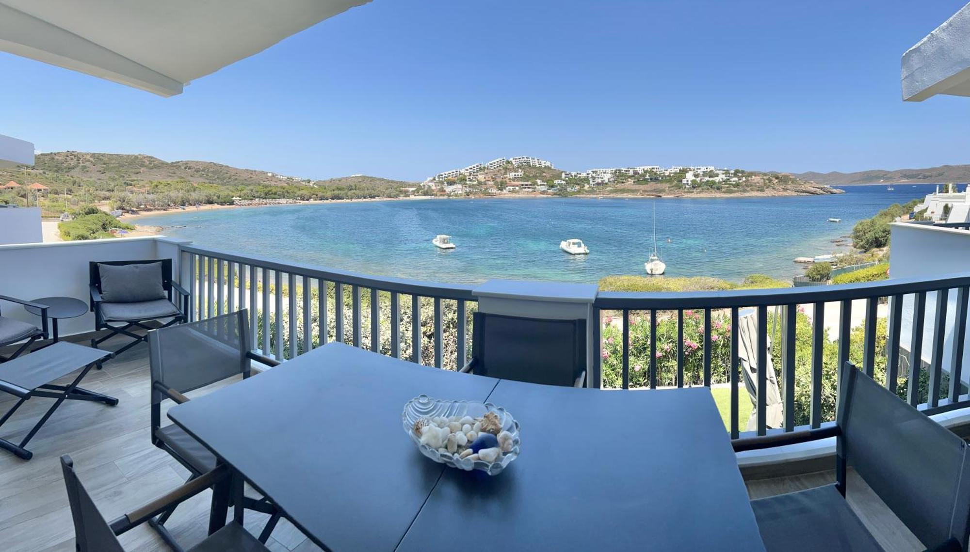 Sounio - Waterfront Luxury Spa Villa Pounta Zeza 170 Sqm On Private Beach Kap Kap Sounion Exterior foto