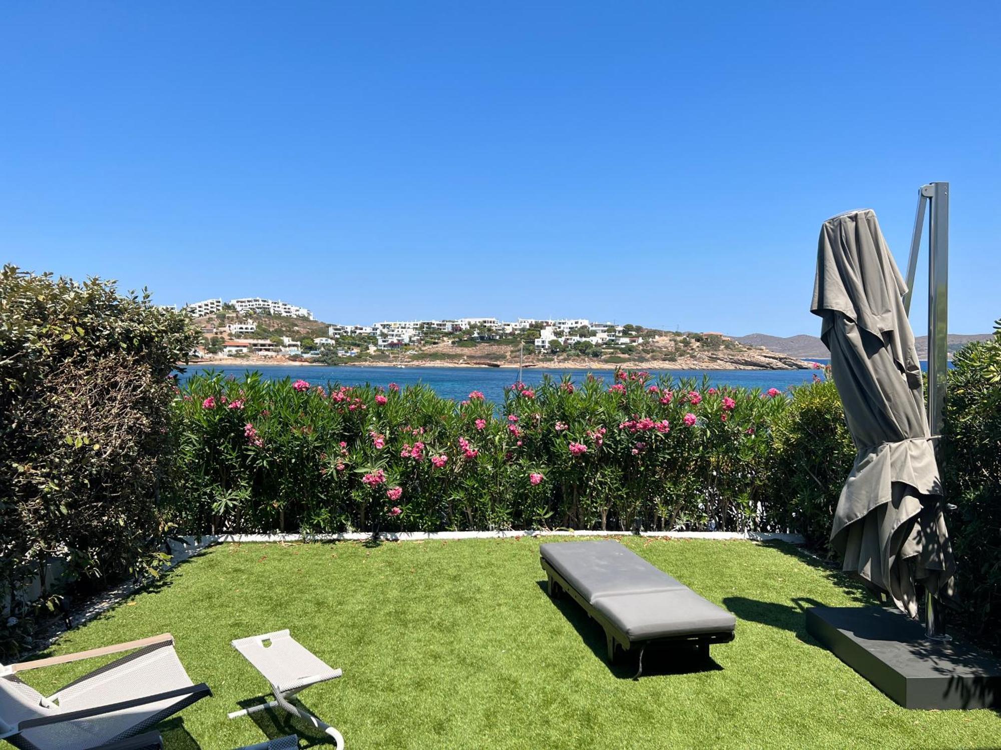 Sounio - Waterfront Luxury Spa Villa Pounta Zeza 170 Sqm On Private Beach Kap Kap Sounion Exterior foto