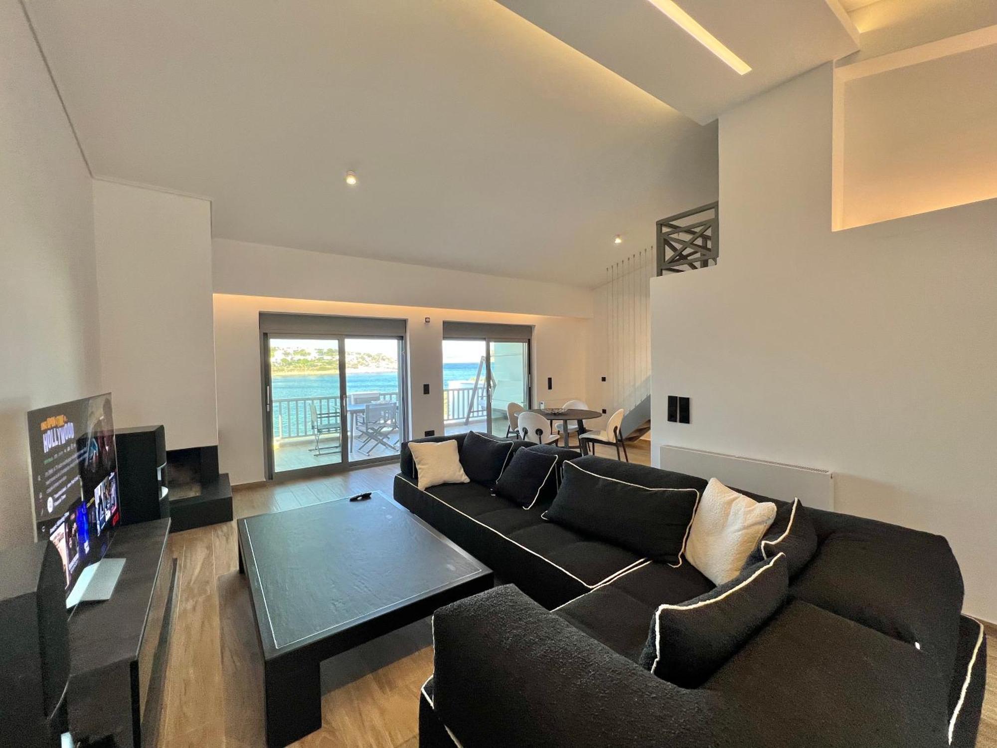 Sounio - Waterfront Luxury Spa Villa Pounta Zeza 170 Sqm On Private Beach Kap Kap Sounion Exterior foto
