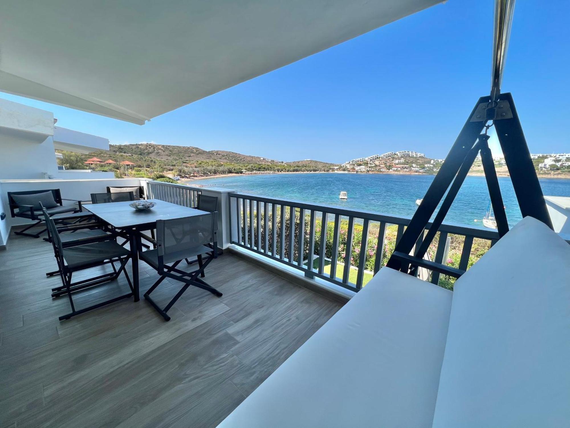 Sounio - Waterfront Luxury Spa Villa Pounta Zeza 170 Sqm On Private Beach Kap Kap Sounion Exterior foto