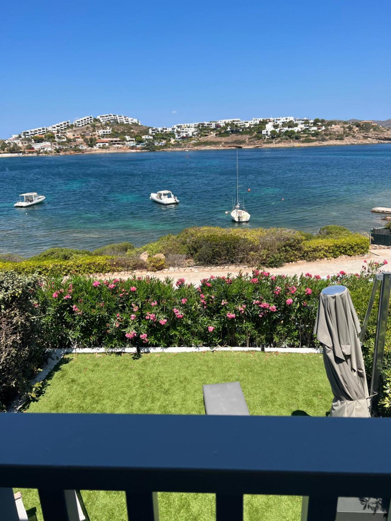Sounio - Waterfront Luxury Spa Villa Pounta Zeza 170 Sqm On Private Beach Kap Kap Sounion Exterior foto