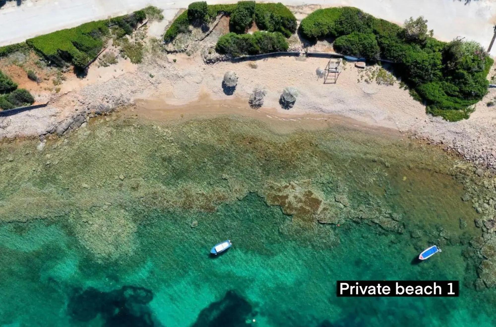 Sounio - Waterfront Luxury Spa Villa Pounta Zeza 170 Sqm On Private Beach Kap Kap Sounion Exterior foto